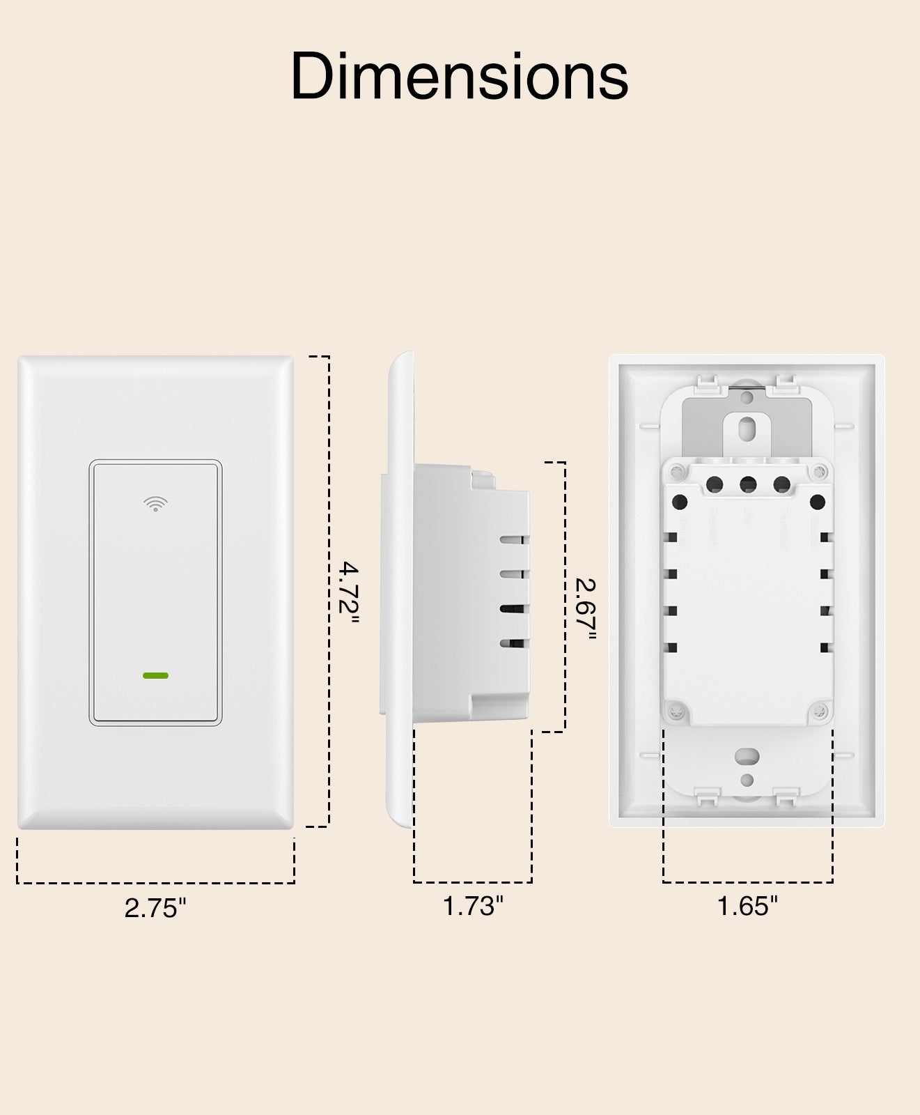3-Way Smart Light Switch GHomeSmart® SW6 - GHome Smart Official