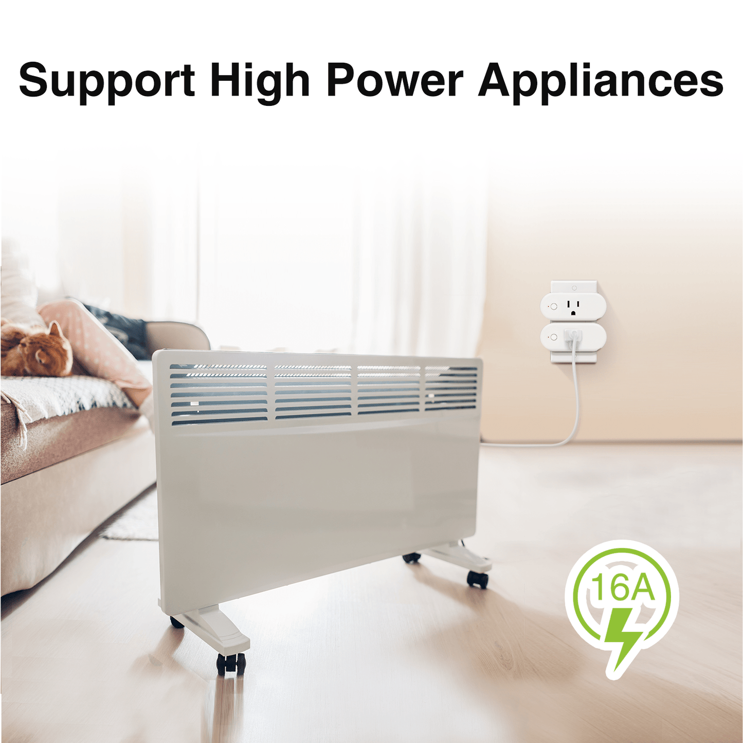 GHomeSmart | Smart Wifi Plug 15A WP6 - GHome Smart Official