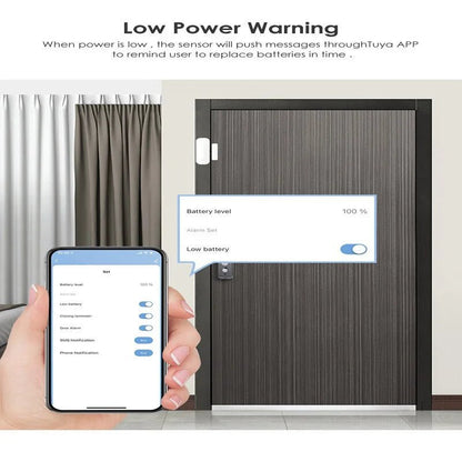 Wifi smart tür sensor smart home tür offen/geschlossen detektoren fenstersensor GHomeSmart® - GHome Smart Official
