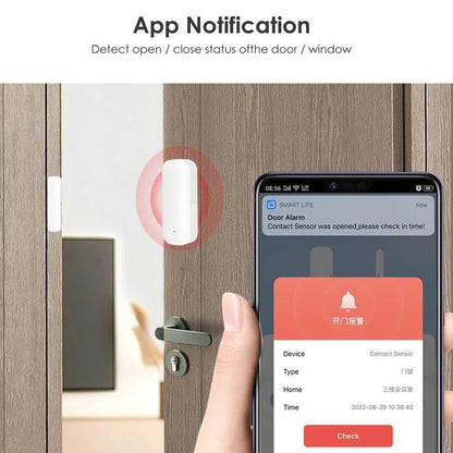 Wifi smart tür sensor smart home tür offen/geschlossen detektoren fenstersensor GHomeSmart® - GHome Smart Official